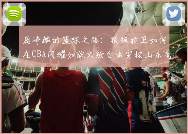 庞峥麟的篮球之路：顶级控卫如何在CBA闪耀如欧文般自由穿梭山东高速